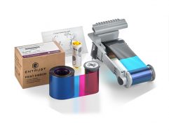 Entrust Sigma DS1 and Entrust Sigma DS2 Color Ribbon Kit YMCKT-KT (Qty Yield: 350)